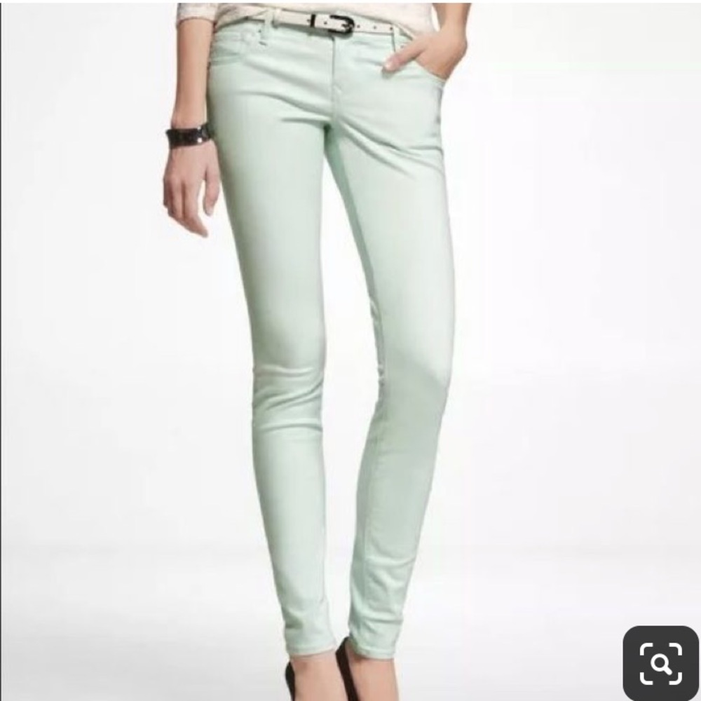 Express Stella Mint Jean Legging